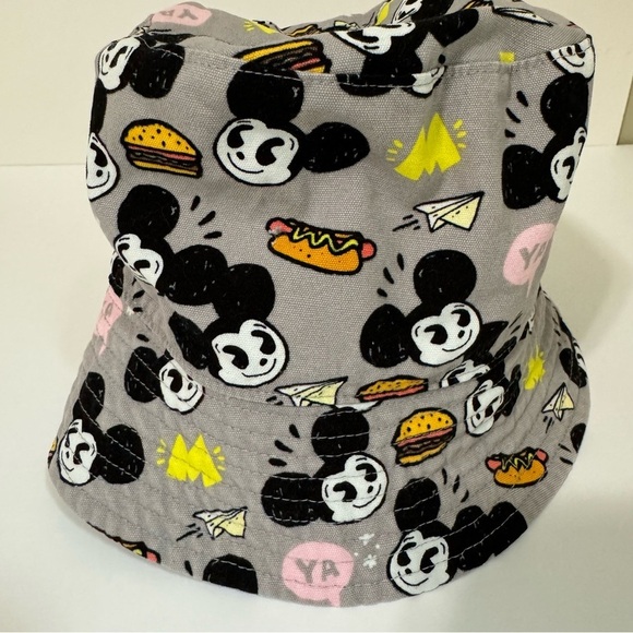 Disney Japan Reversible Mickey Mouse Bucket Hat Nanako Kanemitsu 100% Cotton - Picture 12 of 15